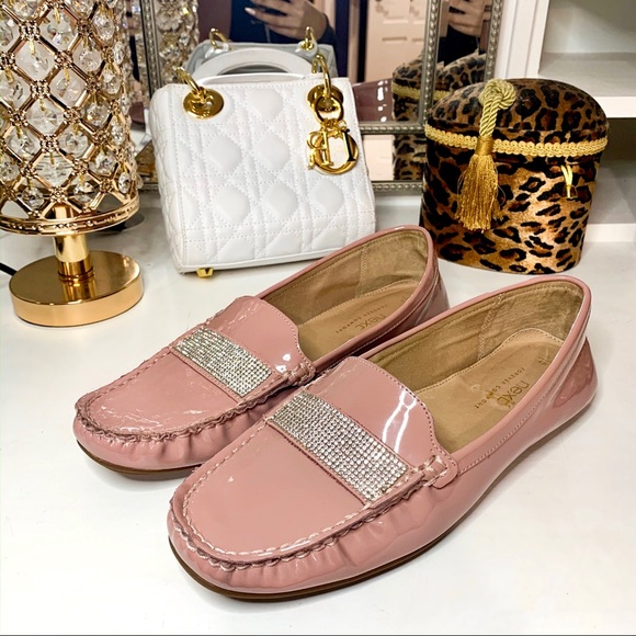 next Shoes - Next Forever Comfort Blush Rhinestone Loafer